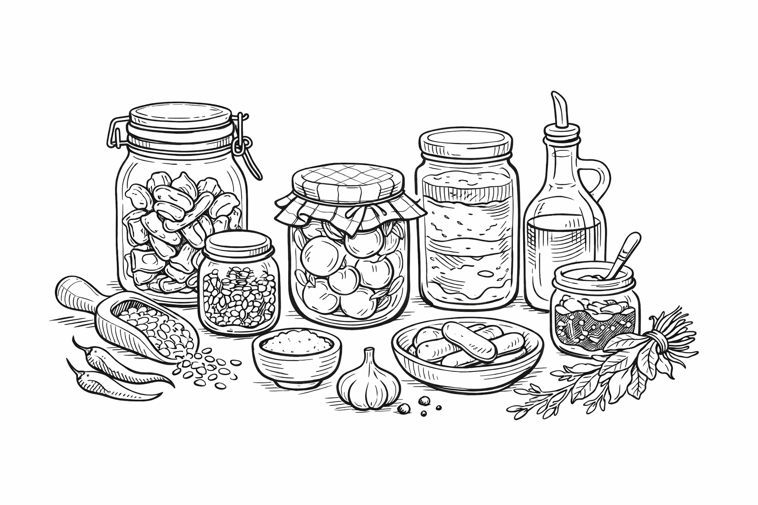 保存瓶の使い方は？乾物・調味料・手作り保存食に役立つ道具